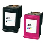 Pack compatible HP 301 XL noir et couleur