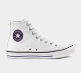 Converse CTAS HI 164411C White Womens UK 3-8