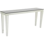 KONSOL i metall, glas  160/76/40 cm 