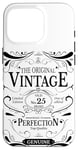 25e anniversaire pour homme femme 25 ans fils fille neveu Coque pour iPhone 16 Pro