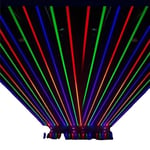 DJ Laser Projektor, RGB Bar Lys, DMX Kontrol, 2Rød 2Grøn 2Blå