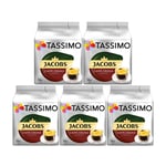 Tassimo Coffee Pods Jacobs Caffe Crema Classico 5 x 16 Drinks Total 80 Drinks