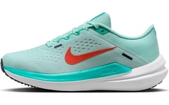 NIKE Women's W AIR Winflo 10 Sneaker, Jade ICE/Picante RED-Clear Jade-WHI, 8.5 UK