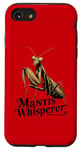 Coque pour iPhone SE (2020) / 7 / 8 Mante religieuse rétro Nature Lovers Mantis Whisperer