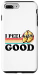 Coque pour iPhone 7 Plus/8 Plus Jeu de mots à la banane « I Peel Good » Funny Retro Banana