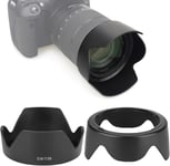 Parasoleil d'appareil Photo, Monture de Pare-Soleil en Plastique EW-73B pour Objectif Canon EF-S 17-85 f/4-5.6 is USM, Noir(EW-73B)