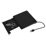 DVD-ROM 8x CD-ROM 24x USB External Mobile DVD CD VCD Recorder, SATA Universal Optical Drive for 8cm 12cm Disk for Laptop, Compatible with XP WIN7 WIN8 WIN 10 ect.