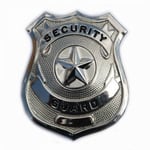 Annan Tillverkare Badge Security Guard Crome