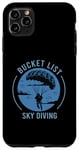 Coque pour iPhone 11 Pro Max Sky Diving Extreme Sport Parachute Parachutiste Parachutiste Parachutiste