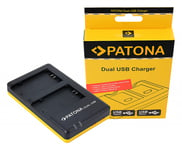 Patona Dual Quick-Lader for Sony NP-FZ100 A7 III A7M3 Alpha 7 III A7 R III A7RM3 Alpha 7 R 150601927 (Kan sendes i brev)