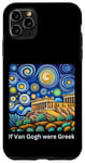 Coque pour iPhone 11 Pro Max Artistes drôles Si Van Gogh était l'Acropole de la Nuit étoilée grecque