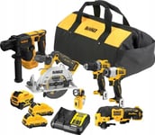 akumulatorowy komplektas Combo DCH072+DCS512+DCD701+DCF801+DCS353+DCL510, 12V XR, Li-Ion 1x5,0Ah i 2x2,0Ah, DeWALT [DCK611P1D2-QW]