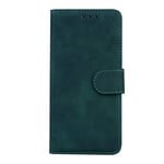 Reevermap OnePlus Nord Case Soft PU Leather Case, Protective Flip Wallet Magnetic Clasp Premium Cover for OnePlus Nord with Kickstand Card Slots, Green