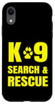 iPhone XR K-9 Search And Rescue Dog Handler Trainer SAR K9 FRONT PRINT Case