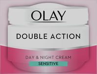 Olay Double Action Sensitive Day Cream and Primer, 50ml