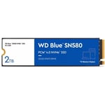 WD Blue SN580 Solid state-drev 2 TB M.2 PCI Express 4.0 x4 (NVMe)