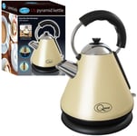 Quest Fast Boil Pyramid Shape Cordless Kettle, 2200 W, 1.7 liters, Cream - 34500