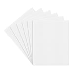 Chiloskit Blank Canvas for Painting Artist Painting Canvas Boards, Basics Acrylic Paint 6 Pack (20cm x 25cm)