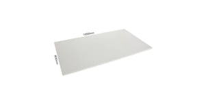 GetUpDesk Duo 120 x 80cm valkoinen pöytälevy