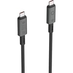 Linq Connects USB4 Pro Cable, USB-C to USB-C, incl. E-Marker Chipset, data up to 40 Gbps, USB4.0 USB-C PD charging, PD3.1 EPR up to 240W video, up to 8K/60Hz, 0.3m Cable, Gris