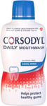 Corsodyl Daily Gum Care Mouthwash Alcohol Free Cool Mint 500Ml