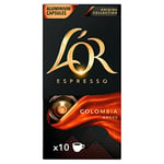 L'OR Espresso Colombia Intensity 8 Aluminium Coffee Capsules x10