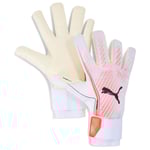 PUMA Målvaktshandske Ultra Ultimate Hybrid Unlimited - PUMA White/Röd/PUMA Svart, storlek 7
