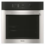 Miele ContourLine Electric Single Oven With Catalytic Cleaning - Clean Steel Stainless steel