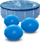 GOUTS ET COULEURSCoussin Piscine Hivernage Rectangle 8×4Ft, Flotteur Hivernage Piscine, Coussin Gonflable Hiver, Ballon Hivernage Piscine Hors Sol, Accessoires Piscine Pour Bache Oreiller Piscine Ant