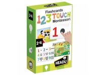 Headu Flashcards 123 Touch Montessori, 2 År, Multifärg