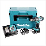 Makita DHP 482 RFJ – Batterie Li-Ion 18 V à percussion sans fil en coffret MAKPAC + 2 x BL 1830 3,0 Ah batterie + DC 18 RC Chargeur