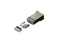 Roline Rj45-Kontakt Cat.6A Skärmad+Insats 10 St (21.17.3099)