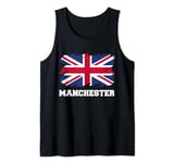 Manchester UK, British Flag, Union Flag Manchester Tank Top