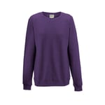 Just Hoods Women's Heather Sweatshirt - Purple Heather / S