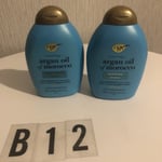 OGX Argan Oil of Morocco Shampoo & Conditioner Repairing Hair 2X , 385ml