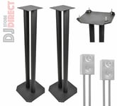 Universal Floor Speaker Stands Surround Sound Book Shelf Monitor Speakers Black