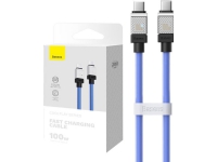 Baseus CoolPlay USB-C till USB-C kabel 100W 2m (blå)