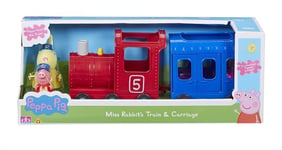 Peppa Pig - Miss Rabbit's Train & Carriage - Miss Rabbit Driver