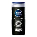 Nivea Men Active Clean Shower Gel Pack of 3 x 250 ml