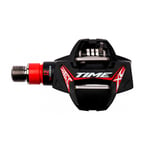Time Atac XC12 Titan Carbon MTB Pedals - Black / Red Black/Red