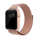 Apple Watch Ultra 49mm 1st Gen Armband Milanese Loop, Roséguld