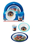 Paw Patrol 3 Pcs Mealtime Set - Blue Home Meal Time Dinner Sets Multi/patterned Barbo Toys