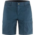 Fjällräven Womens Abisko Hybrid Trail Shorts (Blå (NAVY/560) 36)