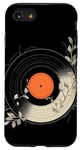 Coque pour iPhone SE (2020) / 7 / 8 Disque vinyle Melody in Nature DJs disque de musique son LP