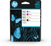 HP 6ZC74AE/912 Ink cartridge multi pack Bk,C,M,Y, 4x300 pages 17.08ml
