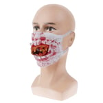 Halloween Horror Mask Scary Tricky Props Zombie Vampire Dress Up Onesize