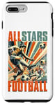 Coque pour iPhone 7 Plus/8 Plus All Stars Ballon de football rétro Euro