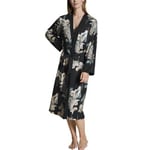 Calida Favourite Seduction Kimono Svart blommig XX-Small Dam