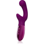 le Wand Xo vibrator with clitoral stimulator purple 18,8 cm