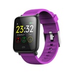 Smart Bracelet Sports Waterproof Wristband Monitor Purple